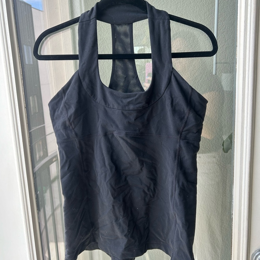 Lululemon Black Halter Top Tank